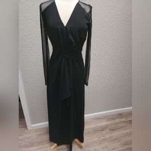 DKNY Long Black Evening Dress Size 6